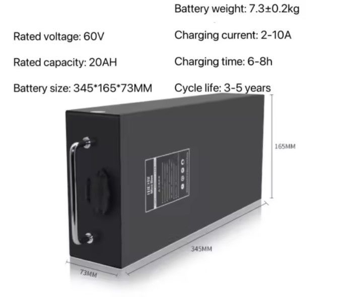 60v 20ah 30ah 35ah 40ah 50ah मोटरसाइकिल इलेक्ट्रिक स्कूटर के लिए लिथियम आयन बैटरी